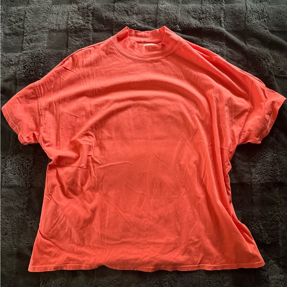 We the Free mock neck tee